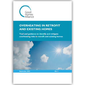 New tool and guidance launched to tackle overheating risk in existing homes and retrofit projects